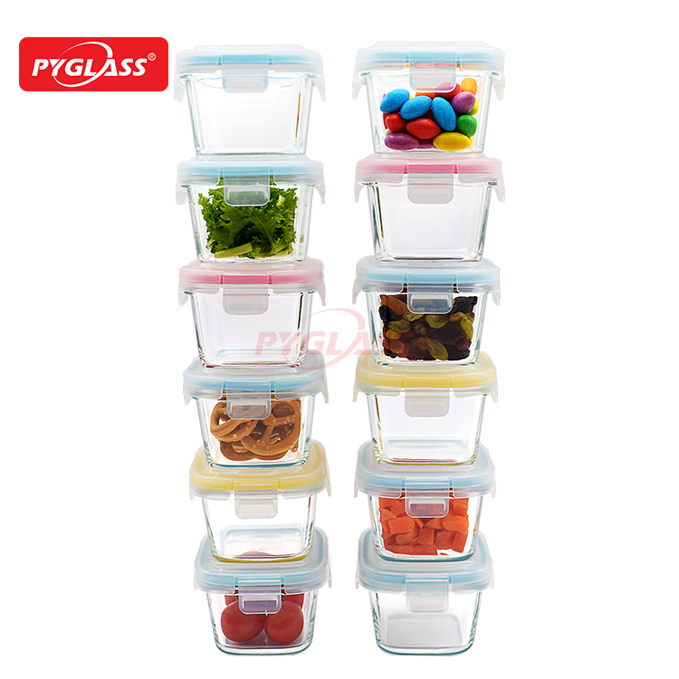 Glass Baby Food Storage Containers with Lids Buy PP LIDS Glass Container, Lunch Box Glass